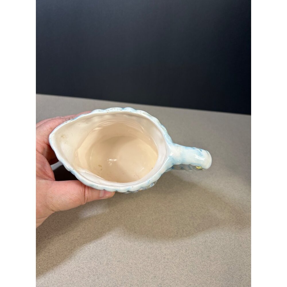 Vintage Noah’s Ark Creamer Pitcher Painted Animals Ceramic Decorative 4'' Tall - Picture 7 of 8